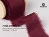 Frayed Fringe Crepe Silk Satin Ribbon 1" x 21 Yard (Red Green White) - Vitalizart