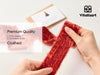 Velvet Ribbon for Christmas Frayed Edges Glossy 2" X 3 YD (Rust Red) - Vitalizart
