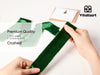 Frayed Edges Glossy Velvet Ribbon For Christmas 1.5"x 5YD (Emerald Green) - Vitalizart