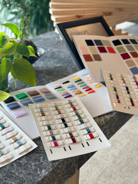 Swatch Book – Velvet, Silk Satin, Chiffon & Cotton Samples