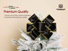 Wired Velvet Metallic Crushed Ribbon 2.5" x 10 Yd (Black) - Vitalizart