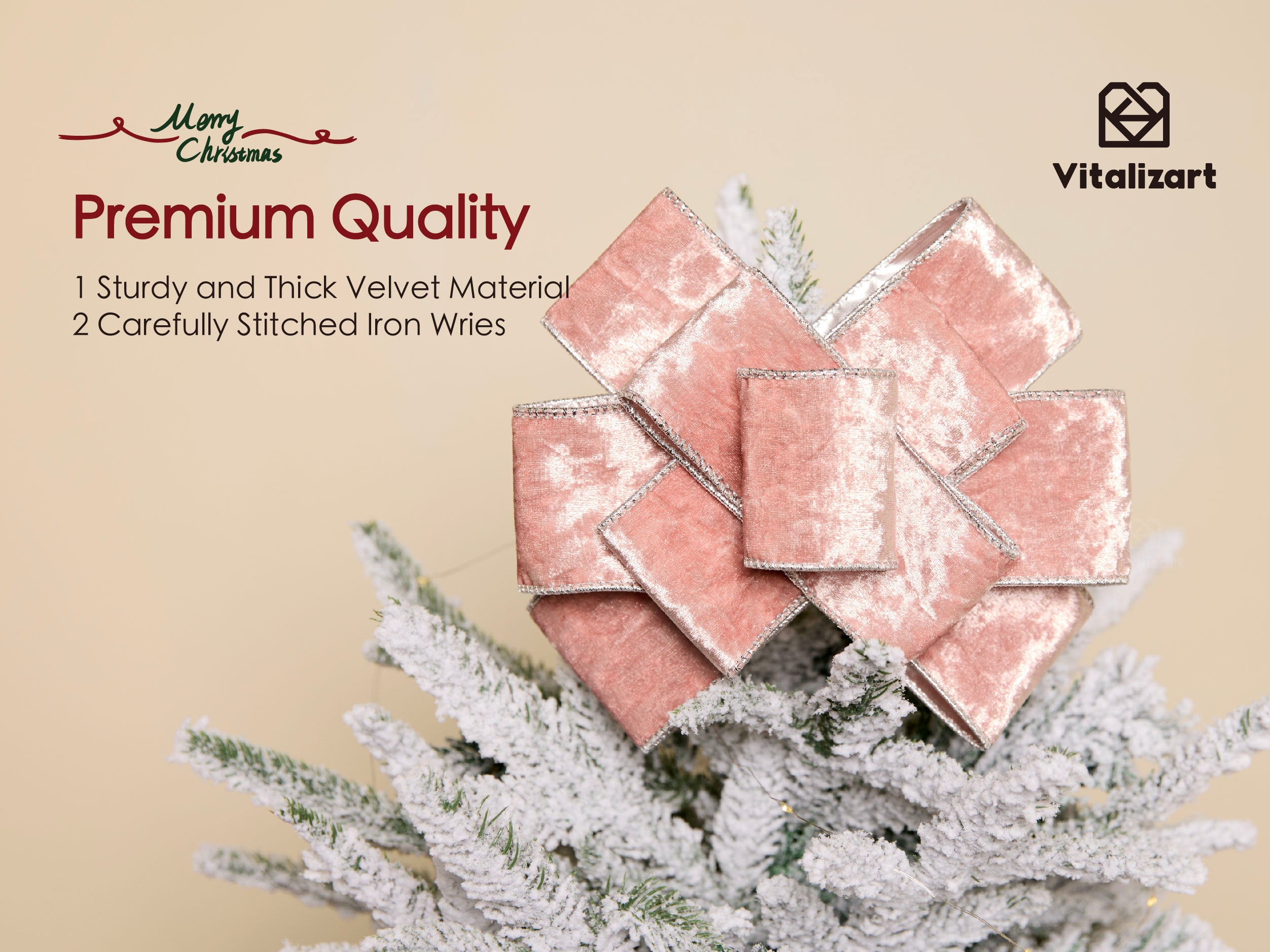 Wired Velvet Metallic Crushed Ribbon 2.5