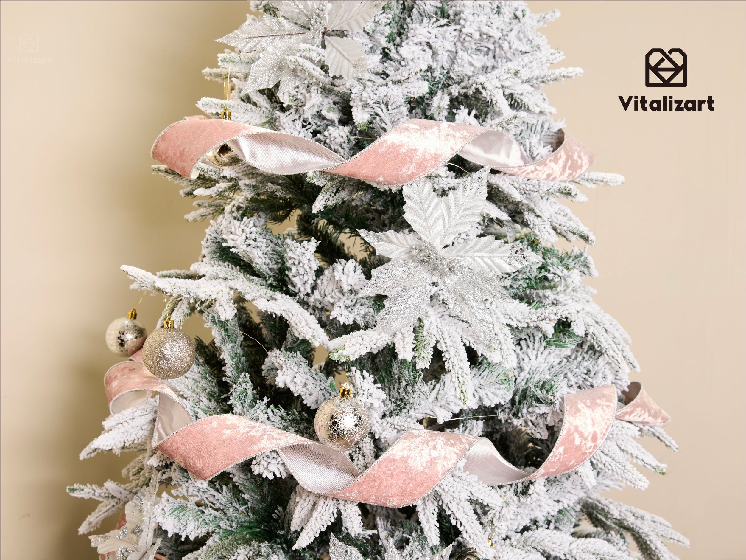 Wired Velvet Metallic Crushed Ribbon 2.5