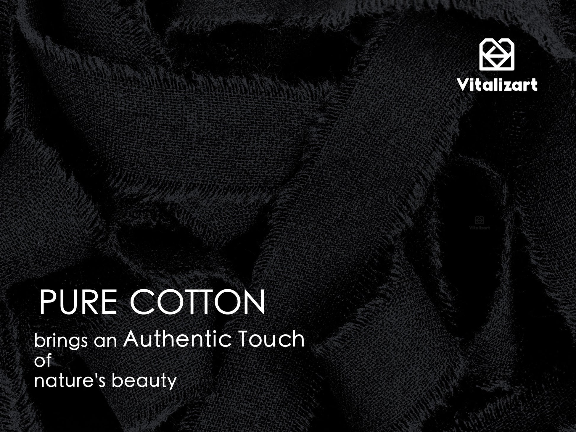 Cotton Ribbon Handmade Fringe 5/8" x 21 Yd (Black) - Vitalizart