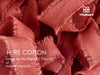 Cotton Ribbon Handmade Fringe 5/8" x 21 Yd (Terracotta) - Vitalizart