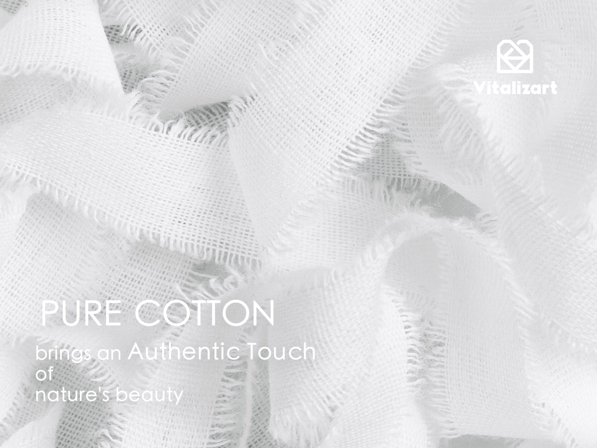 Cotton Ribbon Handmade Fringe 5/8" x 21 Yd (White) - Vitalizart