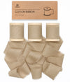 Cotton Ribbon Handmade Fringe 1.5" x 15 Yd (Brown) - Vitalizart