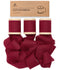 Cotton Ribbon Handmade Fringe 1.5" x 15 Yd (Burgundy)