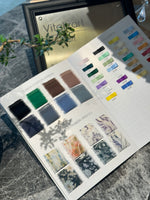 （Latest version)Swatch Book – Velvet, Silk Satin, Chiffon & Cotton,Organza Samples - Vitalizart
