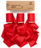 Silk Satin Ribbon with Wooden Spool 1.5" x 15 Yd (Red)