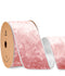 Wired Velvet Metallic Crushed Ribbon 2.5" x 10 Yd (Pink)