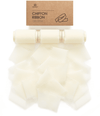Alternate view of cream-white chiffon ribbon