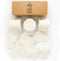 Fringe Chiffon Silk Ribbon 1.5" x 21Yd (Cream White)