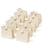 Paper Gift Bags With Ribbon Handles Set of 10 Black Bulk Reusable For Gift Wrap  6.1"x2.95"x5.71" Mini(Cream White)