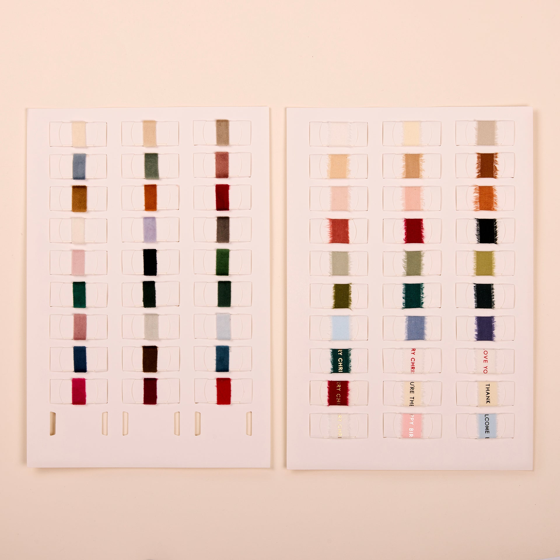 Luxury Swatch Book – Velvet, Silk Satin, Chiffon, Cotton, Organza & Printed Ribbon, Custom logo Collection - Vitalizart