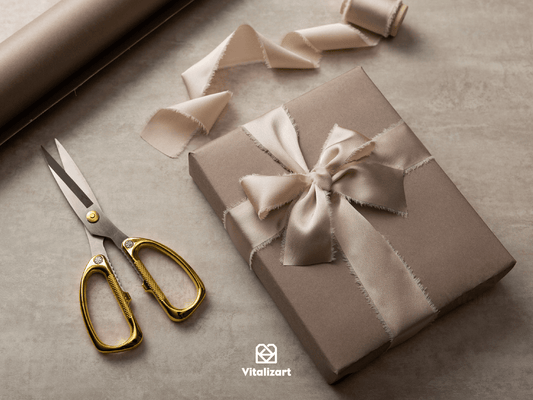 Light nude silk satin ribbon draped to show its sheen