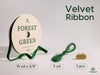 Vitalizart 3/8" Velvet Ribbon Red 15 Yard (Green 15YD） - Vitalizart