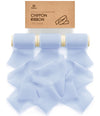 Chiffon Ribbon with Wooden Spool 2" x 15 Yd (Baby blue) - Vitalizart