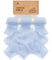 Chiffon Ribbon with Wooden Spool 2" x 15 Yd (Baby blue)