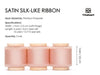 Silk Satin Ribbon With Wooden Spool 1" x 15 Yd (Light Pink) - Vitalizart