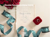 Deluxe Velvet Ribbon Set With Wooden Spool 1" x 9Yd (Baby Blue) - Vitalizart