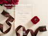 Deluxe Velvet Ribbon Set With Wooden Spool 1" x 9Yd (Dark Brown) - Vitalizart