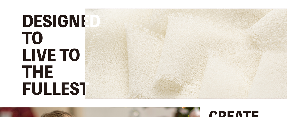 Layered cream-white chiffon ribbon in close-up, showing its airy woven texture and delicate frayed edges.